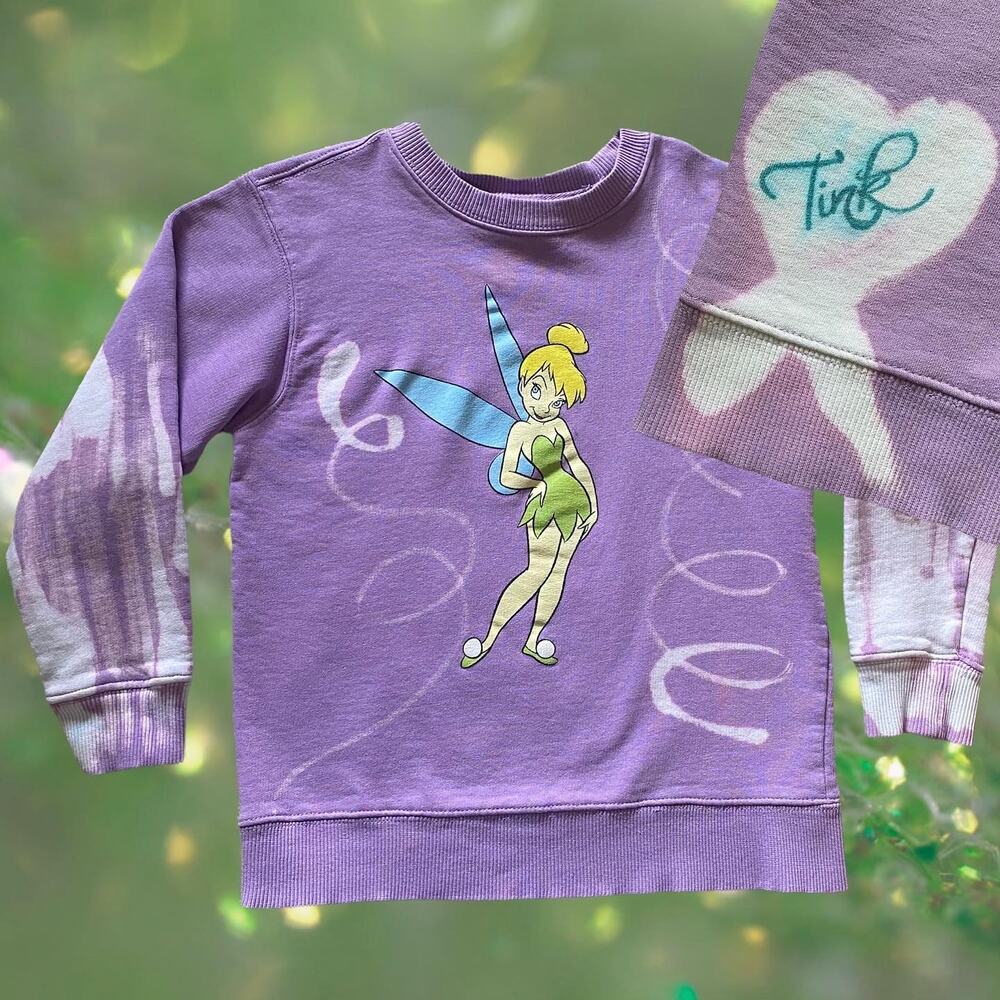 Disney Store Exclusive Tinker Bell Sweatshirt Top Kids Sz S (5/6)
